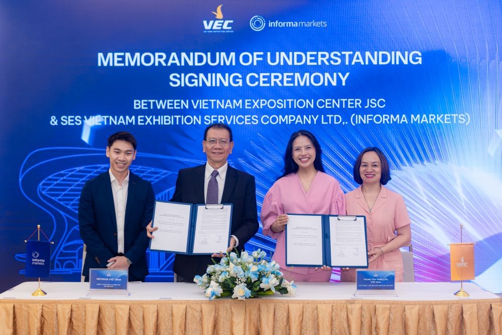VEC ký hợp tác chiến lược với Informa Markets - một trong những đơn vị tổ chức sự kiện B2B và triển lãm thương mại hàng đầu thế giới VEC ký hợp tác chiến lược với Informa Markets - một trong những đơn vị tổ chức sự kiện B2B và triển lãm thương mại hàng đầu thế giới