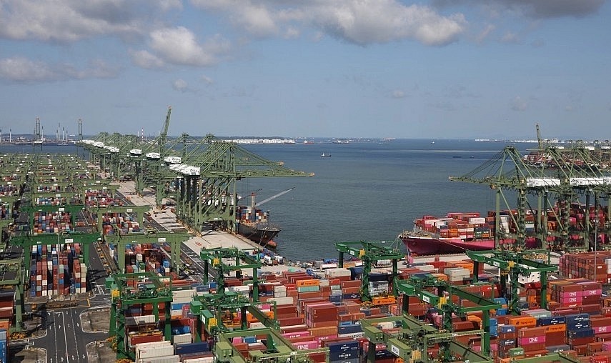 A view of the Port of Singapore Authority's Pasir Panjang Terminal (Illustrative image) A view of the Port of Singapore Authority's Pasir Panjang Terminal (Illustrative image)