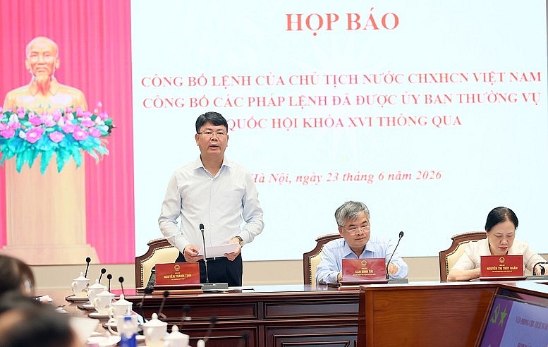 Công bố Lệnh của Chủ tịch nước về 2 Pháp lệnh sẽ có hiệu lực vào 1/7/2026