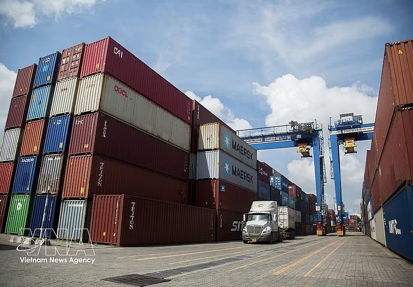 Containers at Cat Lai Port in Ho Chi Minh City. (Photo: VNA) Containers at Cat Lai Port in Ho Chi Minh City. (Photo: VNA)