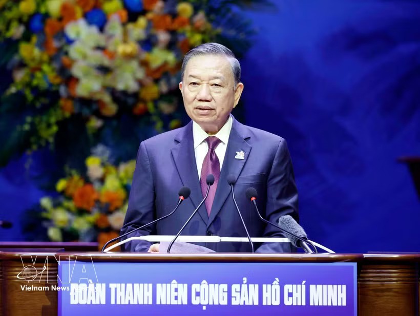 Party General Secretary and State President To Lam addresses the opening session of the 13th Ho Chi Minh Communist Youth Union National Congress for the 2026–2031 term in Hanoi on June 25 (Photo: VNA) Party General Secretary and State President To Lam addresses the opening session of the 13th Ho Chi Minh Communist Youth Union National Congress for the 2026–2031 term in Hanoi on June 25 (Photo: VNA)