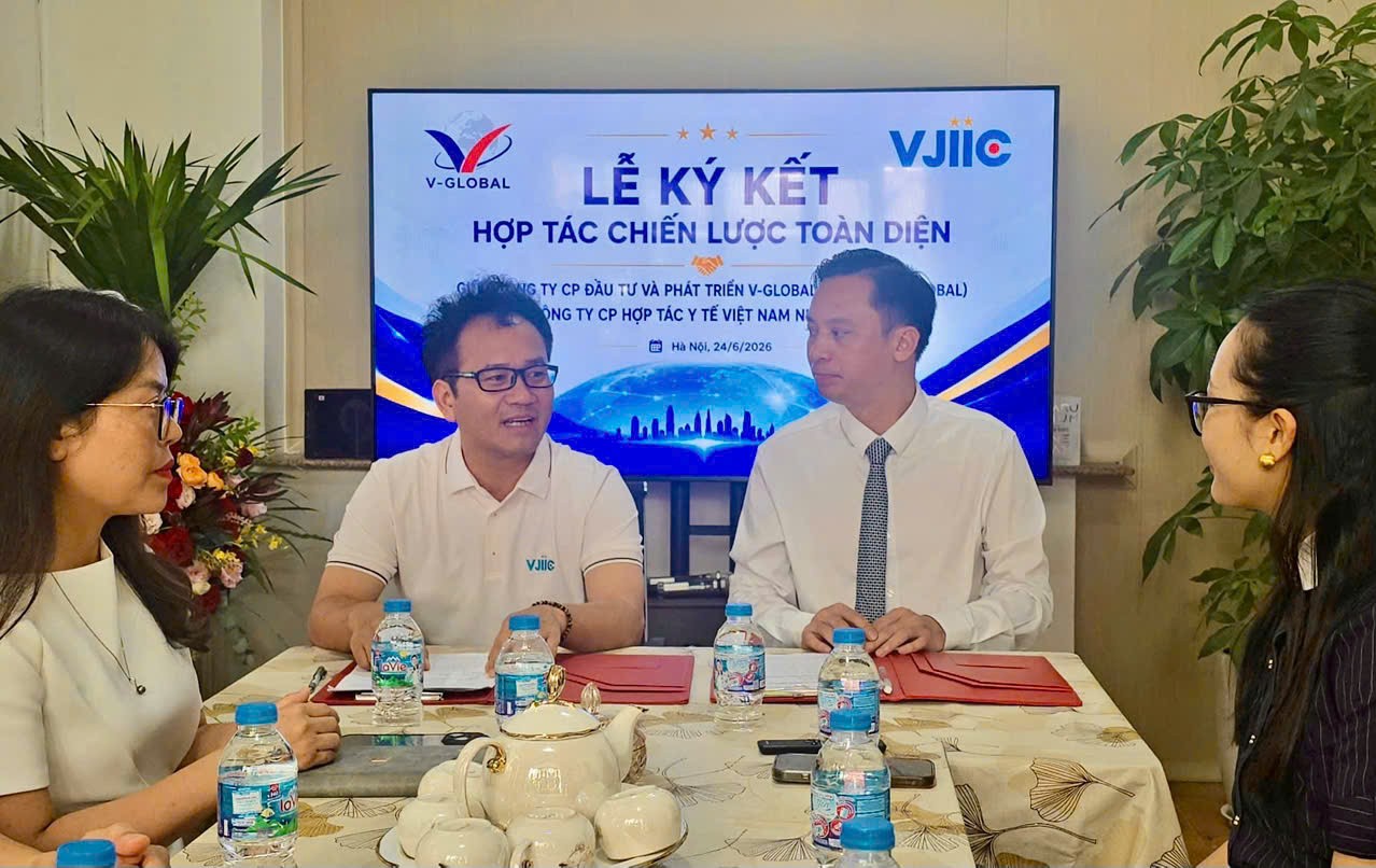 VJIIC và V-Global Holdings ký kết hợp tác chiến lược, mở rộng cơ hội tiếp cận y tế chất lượng cao tại Nhật Bản