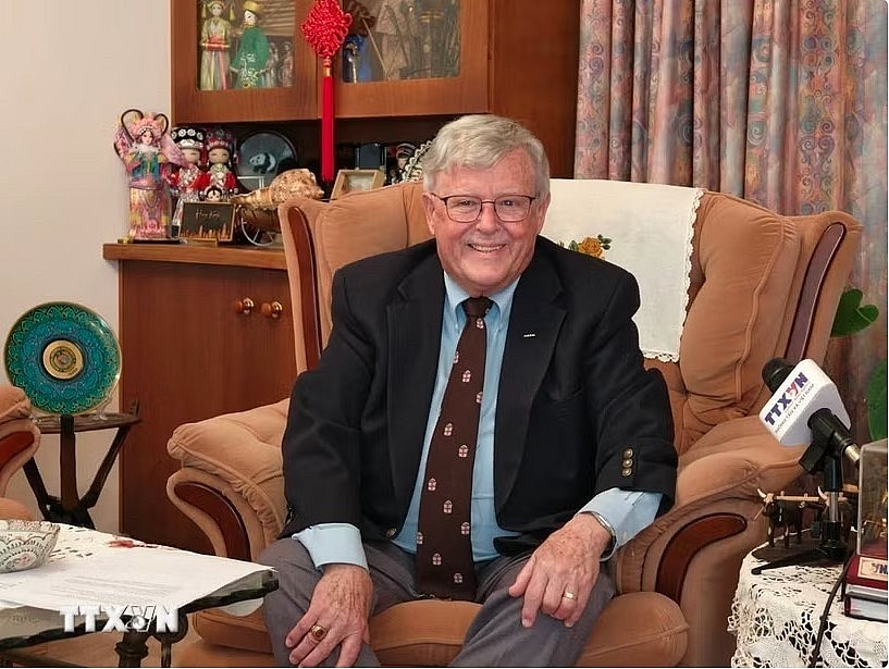 Professor Carl Thayer, from the Australian Defence Force Academy at the University of New South Wales (Photo: VNA)
