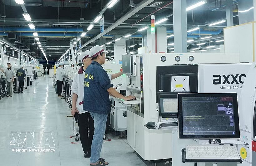 Wistron Infocomm Vietnam Co., Ltd., has operated at the Dong Van III Industrial Park in Ninh Binh province since 2021 (Photo: VNA)