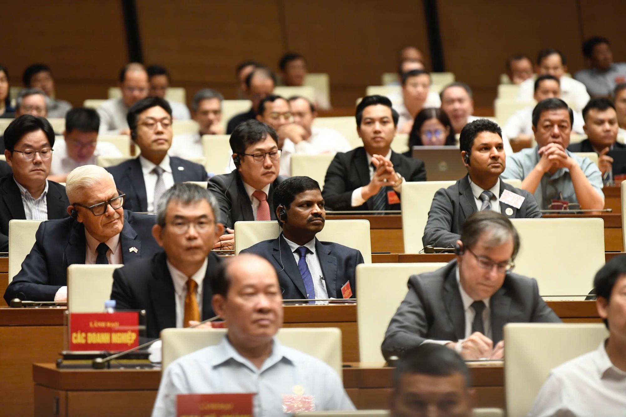 Đại diện các doanh nghiệp trong nước và nước ngoài dự hội nghị - Ảnh: VGP Đại diện các doanh nghiệp trong nước và nước ngoài dự hội nghị - Ảnh: VGP