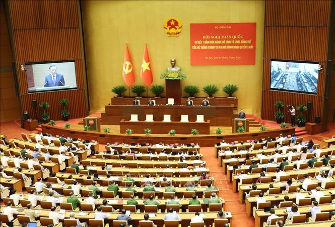 Phát biểu của Tổng Bí thư, Chủ tịch nước Tô Lâm tại Hội nghị toàn quốc sơ kết 1 năm vận hành mô hình tổ chức tổng thể của hệ thống chính trị và mô hình chính quyền 3 cấp Phát biểu của Tổng Bí thư, Chủ tịch nước Tô Lâm tại Hội nghị toàn quốc sơ kết 1 năm vận hành mô hình tổ chức tổng thể của hệ thống chính trị và mô hình chính quyền 3 cấp