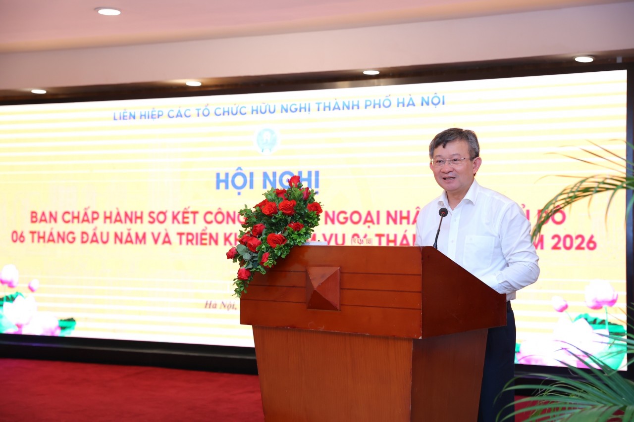 Nguyen Ngoc Ky, President of the Hanoi Union of Friendship Organizations. (Photo: Dinh Hoa)