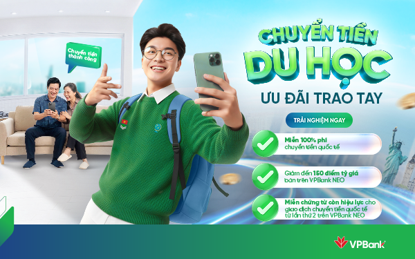 Kinh nghiệm chuyển tiền du học an toàn, thuận tiện trong thời đại số tại VPBank