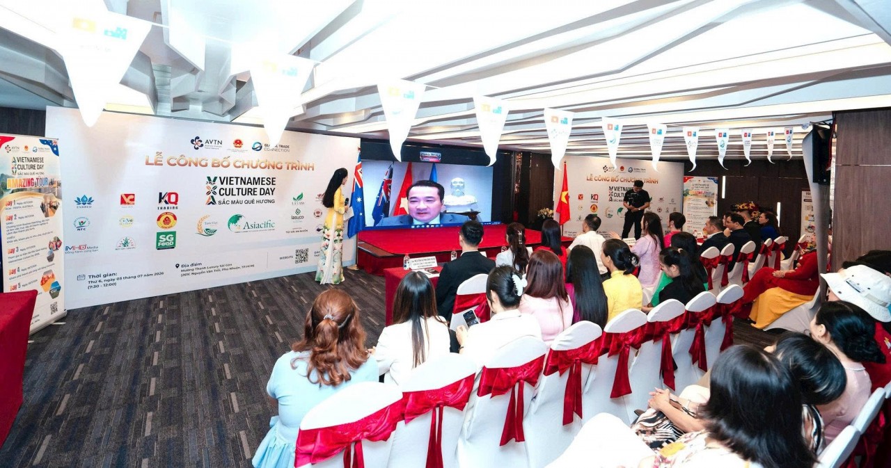 Pham Hai Anh, Consul General of Vietnam in Perth, delivers remarks virtually at the launch ceremony. (Photo: AVTN) Pham Hai Anh, Consul General of Vietnam in Perth, delivers remarks virtually at the launch ceremony. (Photo: AVTN)