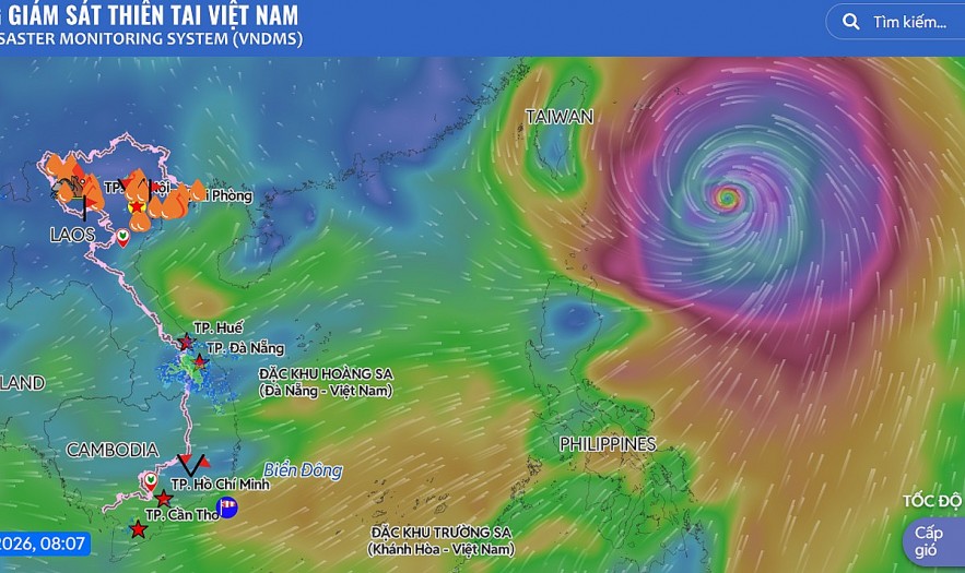 Typhoon Bavi weakens as it approaches Taiwan (China). Source: Vietnam Disaster and Dyke Management Authority (VNDMS) Typhoon Bavi weakens as it approaches Taiwan (China). Source: Vietnam Disaster and Dyke Management Authority (VNDMS)