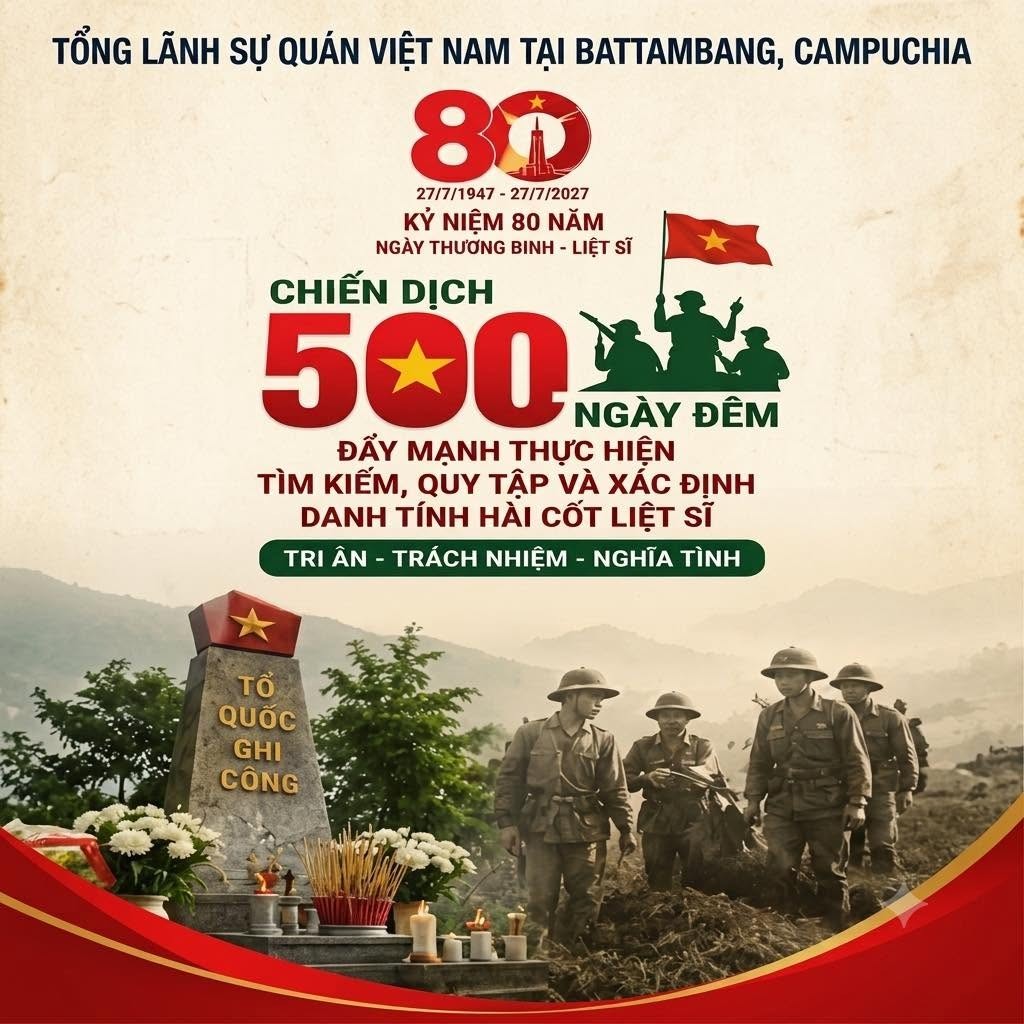 Kêu gọi người Việt ở nước ngoài cung cấp thông tin phục vụ tìm kiếm và quy tập hài cốt liệt sĩ Kêu gọi người Việt ở nước ngoài cung cấp thông tin phục vụ tìm kiếm và quy tập hài cốt liệt sĩ