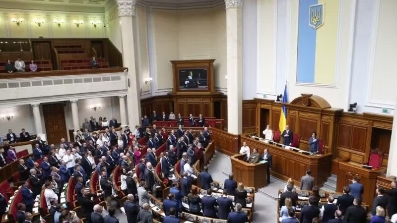 Toàn cảnh một phiên họp Quốc hội Ukraine tại Kiev. (Ảnh tư liệu: THX/TTXVN)