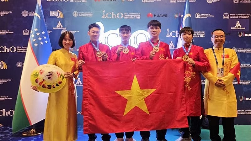 All four Vietnamese students have won gold medals at the 2026 International Chemistry Olympiad. All four Vietnamese students have won gold medals at the 2026 International Chemistry Olympiad.