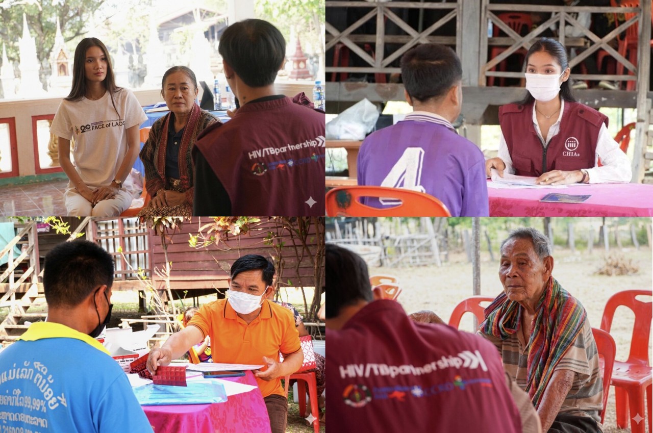 Nongtae District Health Center, Champasak District, March 31 – April 2, 2026: a community health worker conducting a counselling session with a high-risk client. Nongtae District Health Center, Champasak District, March 31 – April 2, 2026: a community health worker conducting a counselling session with a high-risk client.