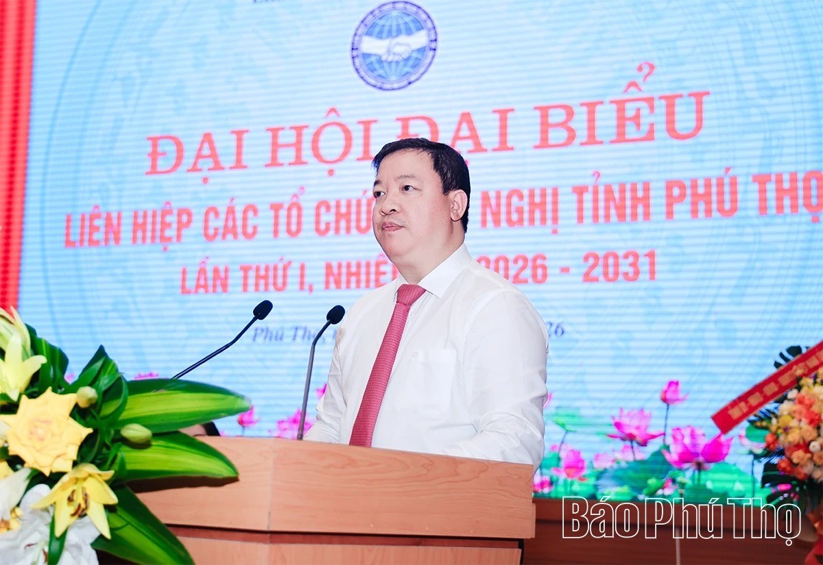 Phó Chủ tịch Liên hiệp các tổ chức hữu nghị Việt Nam Nguyễn Ngọc Hùng phát biểu tại Đại hội. Phó Chủ tịch Liên hiệp các tổ chức hữu nghị Việt Nam Nguyễn Ngọc Hùng phát biểu tại Đại hội.