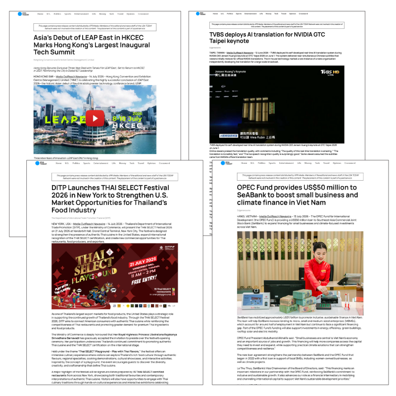 Media OutReach Newswire củng cố mạng lưới phát hành tại Mỹ