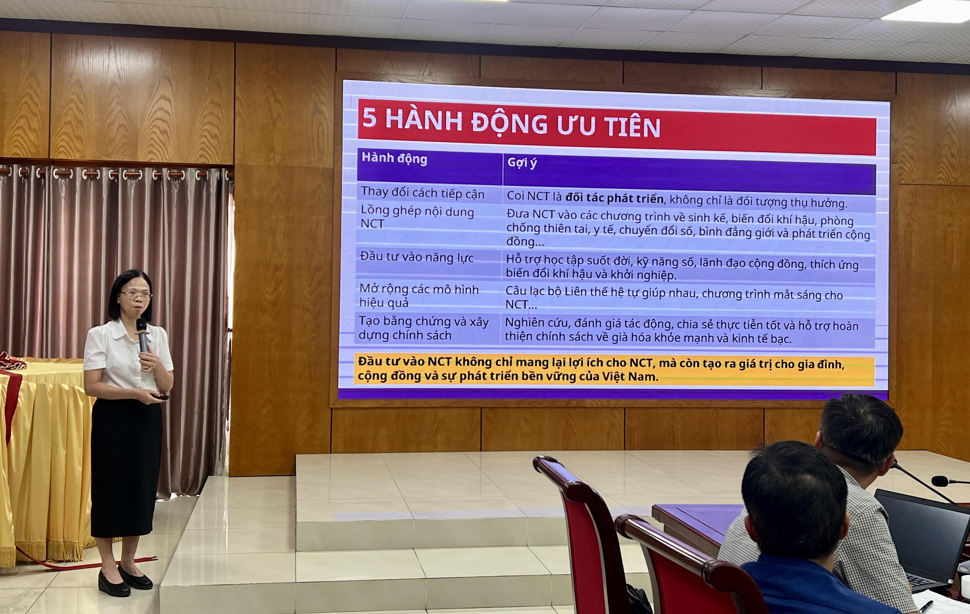 Để người cao tuổi trở thành nguồn lực phát triển