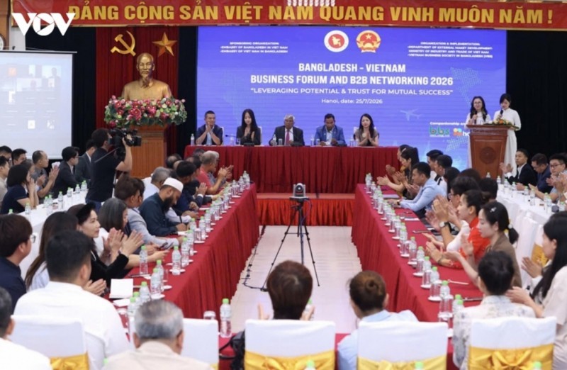 An overview of the Vietnam-Bangladesh business forum on July 25, 2026