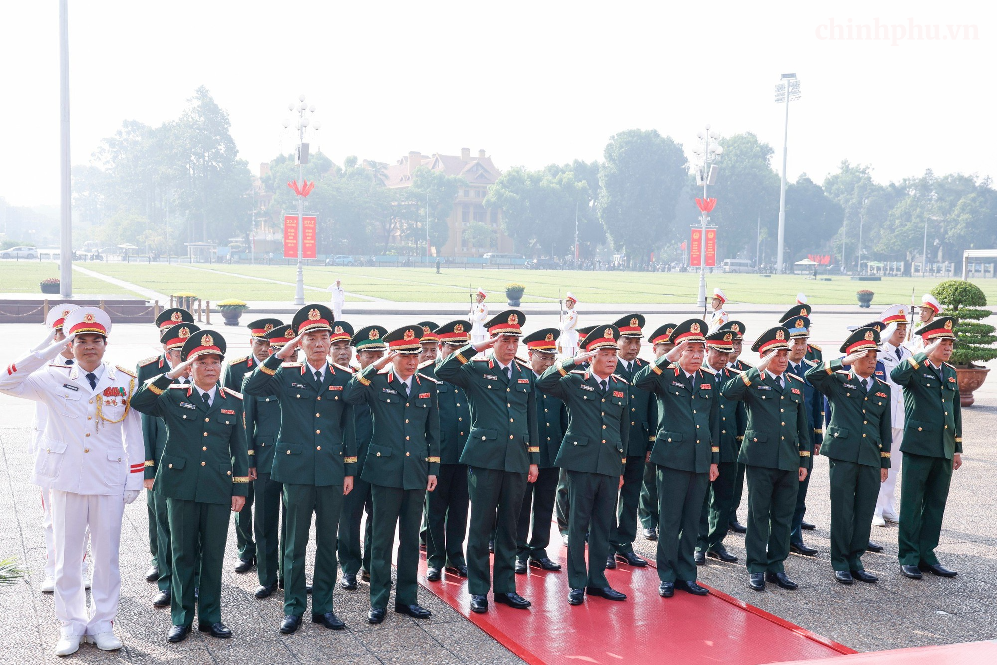 Đoàn đại biểu Quân ủy Trung ương - Bộ Quốc phòng thành kính tưởng niệm Chủ tịch Hồ Chí Minh Đoàn đại biểu Quân ủy Trung ương - Bộ Quốc phòng thành kính tưởng niệm Chủ tịch Hồ Chí Minh