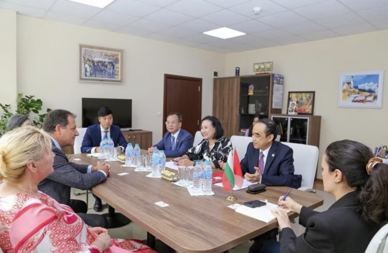At the working session with the Medical University of Sofiav (Source: HMU)