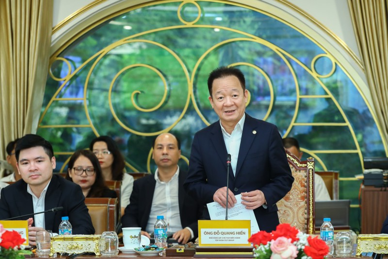 Nhà sáng lập, Chủ tịch Điều hành T&T Group Đỗ Quang Hiển phát biểu tại sự kiện Nhà sáng lập, Chủ tịch Điều hành T&T Group Đỗ Quang Hiển phát biểu tại sự kiện