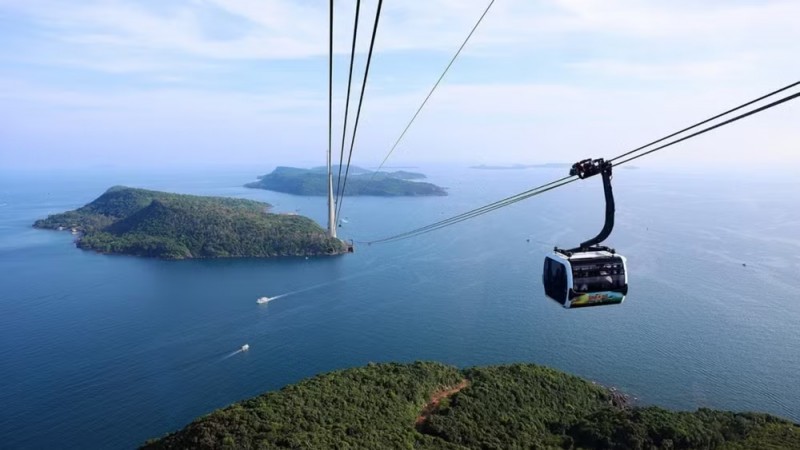 The cable car to Hon Thom in Phu Quoc - one of the world’s standout islands named by Expedia for 2026. (Photo: VNA) The cable car to Hon Thom in Phu Quoc - one of the world’s standout islands named by Expedia for 2026. (Photo: VNA)