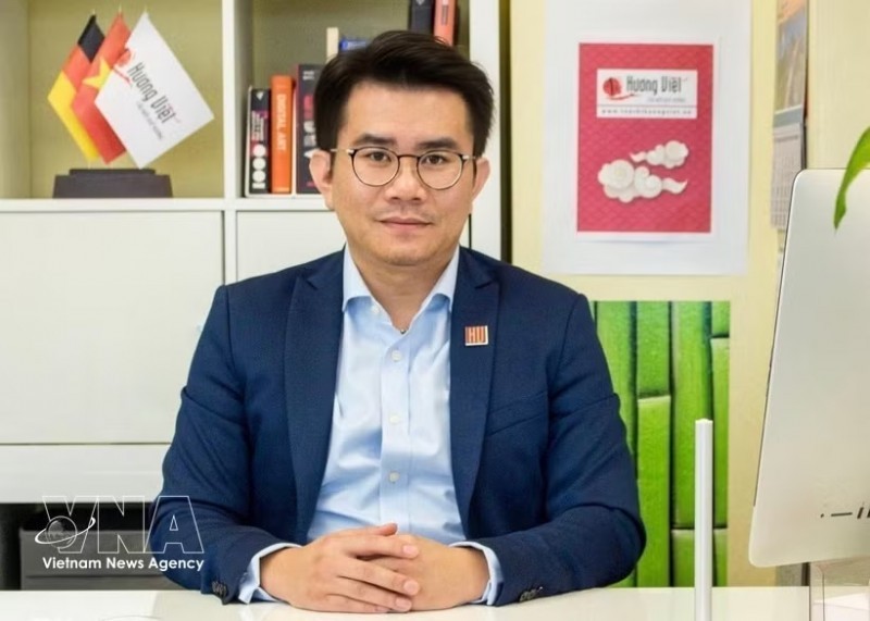 Pham Khanh Nam, Editor-in-Chief of the Huong Viet magazine – a reputable Vietnamese-language publication serving the Vietnamese community in Germany (Photo: VNA)