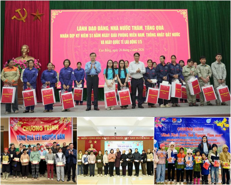 នៅក្នុងរយៈពេល ៦ ខែដើមឆ្នាំ ២០២៦ មូលនិធិ «ដើម្បីប្រជាជនក្រីក្រ» ខេត្ត Cao Bang បានទទួលថវិកាជាង ៦៤ ពាន់លានដុង (៦៤,១១ ពាន់លានដុង) ពីបណ្តាស្ថាប័ន អង្គភាព សហគ្រាស អង្គការ និងបុគ្គលនានា ទាំងនៅក្នុង និងក្រៅខេត្ត ដែលបានឧបត្ថម្ភគាំទ្រដល់ការងារធានាសង្គម។ នៅក្នុងរយៈពេល ៦ ខែដើមឆ្នាំ ២០២៦ មូលនិធិ «ដើម្បីប្រជាជនក្រីក្រ» ខេត្ត Cao Bang បានទទួលថវិកាជាង ៦៤ ពាន់លានដុង (៦៤,១១ ពាន់លានដុង) ពីបណ្តាស្ថាប័ន អង្គភាព សហគ្រាស អង្គការ និងបុគ្គលនានា ទាំងនៅក្នុង និងក្រៅខេត្ត ដែលបានឧបត្ថម្ភគាំទ្រដល់ការងារធានាសង្គម។