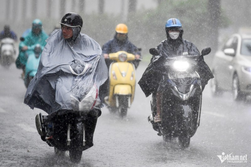 Heavy rain is forecast to affect large parts of northern Vietnam. Photo: Hoang Minh.
