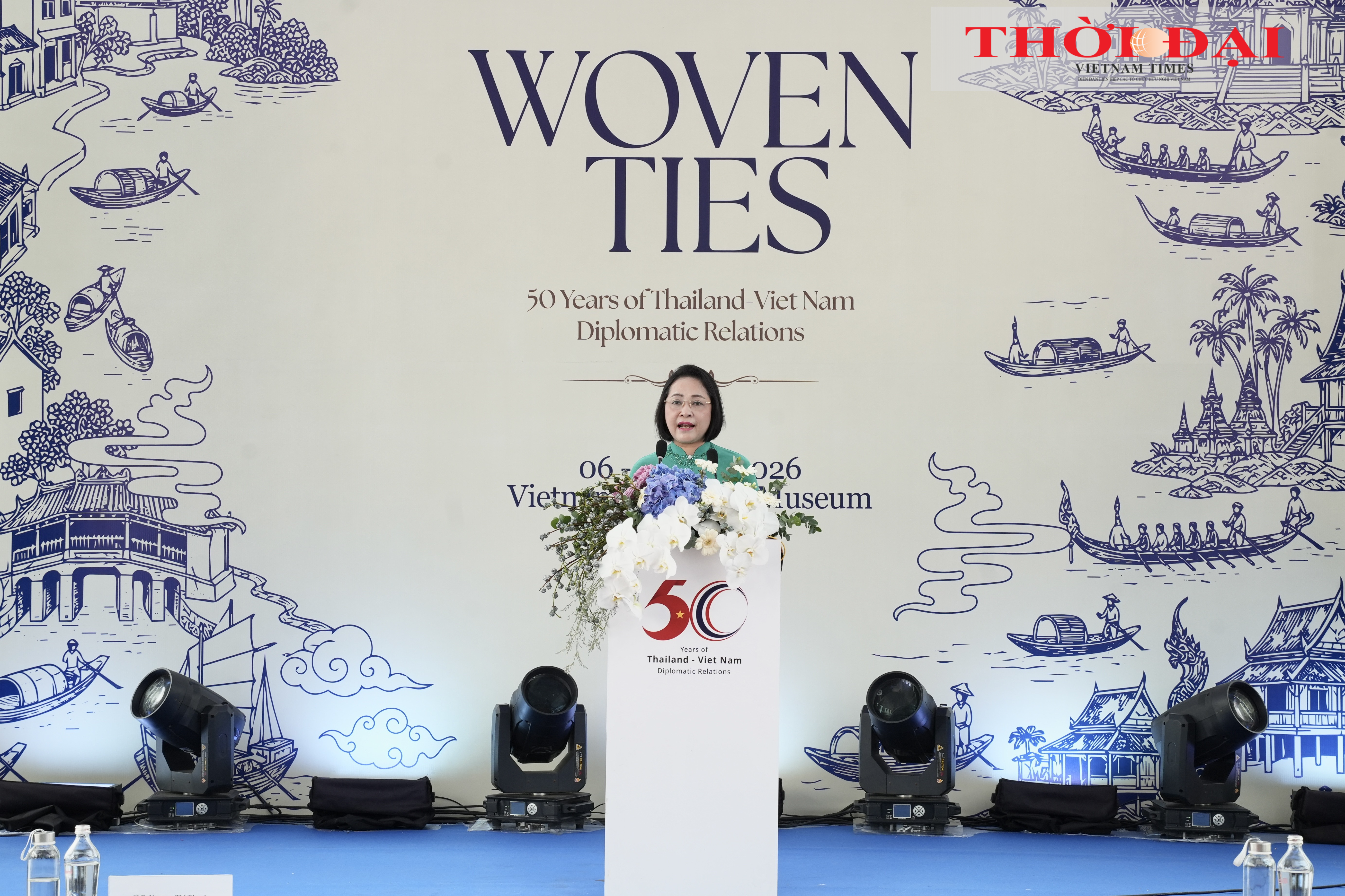 Phó Chủ tịch Quốc hội Nguyễn Thị Thanh phaát biểu tại lễ khai mạc triển lãm. (Ảnh: Thanh Thảo) Phó Chủ tịch Quốc hội Nguyễn Thị Thanh phaát biểu tại lễ khai mạc triển lãm. (Ảnh: Thanh Thảo)
