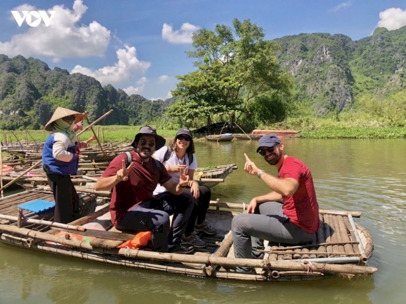 International visitors explore the northern province of Ninh Binh