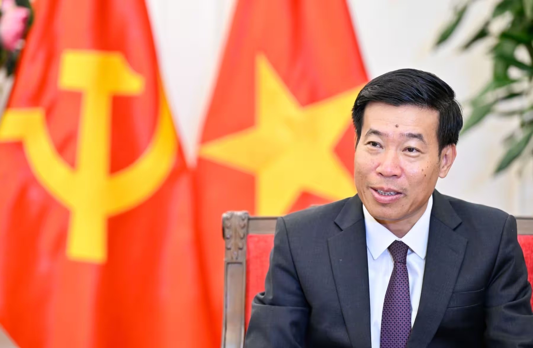 Ủy viên Trung ương Đảng, Phó Bí thư Thường trực Đảng ủy, Thứ trưởng Bộ Ngoại giao Nguyễn Mạnh Cường