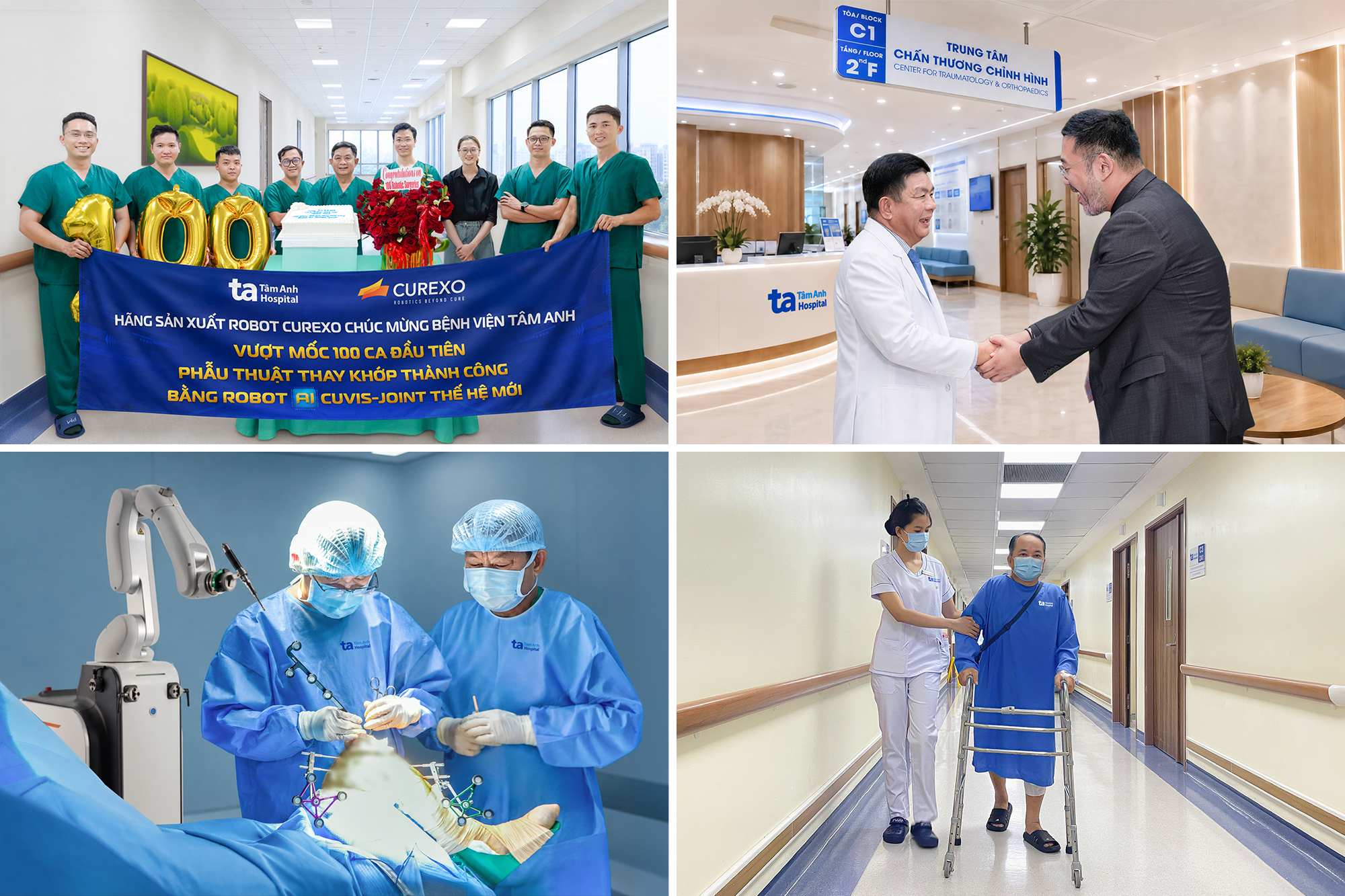 Top đầu thế giới, Bệnh viện Việt Nam vượt mốc 100 ca thay khớp khó nhờ “siêu robot” AI