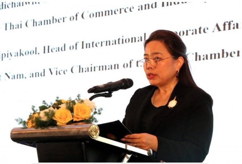 Thai Consul General in Ho Chi Minh City Wiraka Moodhitaporn delivers her speech at the workshop. (Photo: Da Nang Portal) Thai Consul General in Ho Chi Minh City Wiraka Moodhitaporn delivers her speech at the workshop. (Photo: Da Nang Portal)