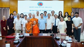 Hội hữu nghị Việt Nam - Sri Lanka thúc đẩy kết nối nhân dân qua giao lưu Phật giáo