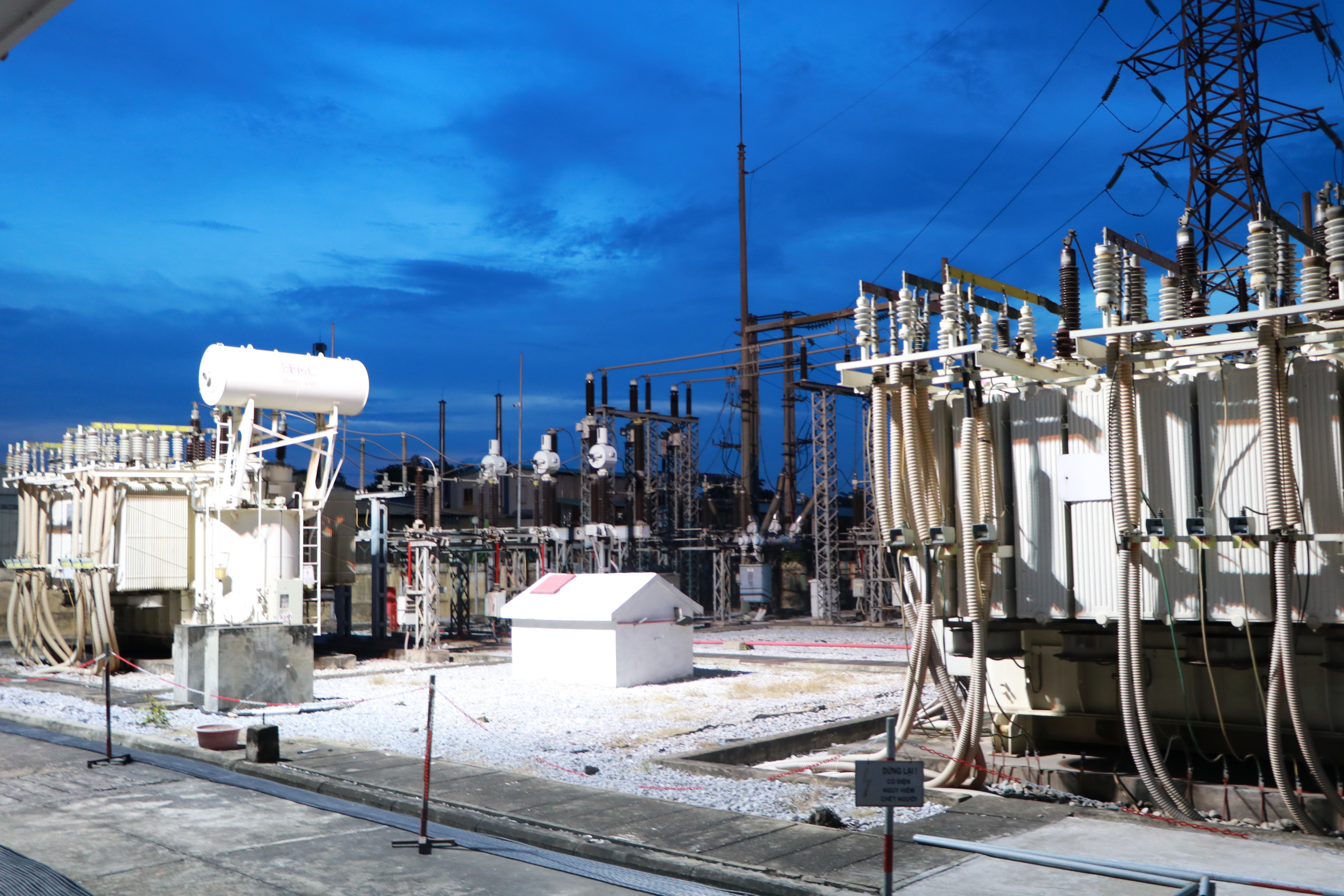 Trạm biến áp 110kV Song Khê (E7.12) - trạm biến áp tiên phong của EVNNPC ứng dụng công nghệ pin lưu trữ năng lượng (BESS)