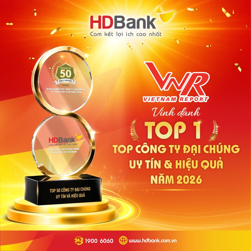 Gia nhập nhóm ngân hàng có quy mô tài sản trên 1 triệu tỷ đồng, HDBank tiếp tục nâng tầm chất lượng tăng trưởng Gia nhập nhóm ngân hàng có quy mô tài sản trên 1 triệu tỷ đồng, HDBank tiếp tục nâng tầm chất lượng tăng trưởng
