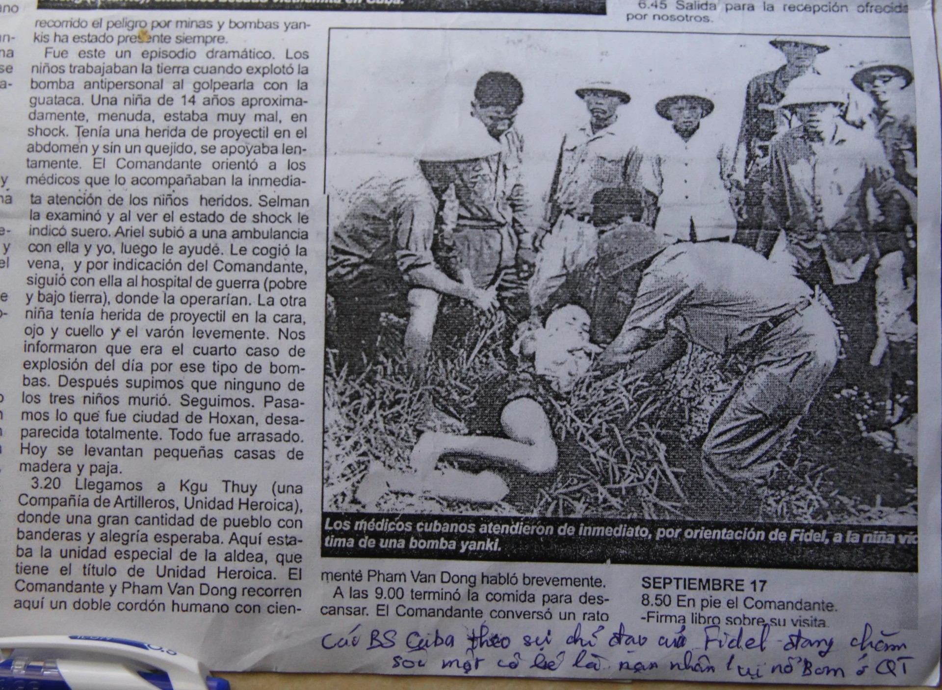 Quảng Trị gìn giữ ký ức về lãnh tụ Fidel Castro Quảng Trị gìn giữ ký ức về lãnh tụ Fidel Castro