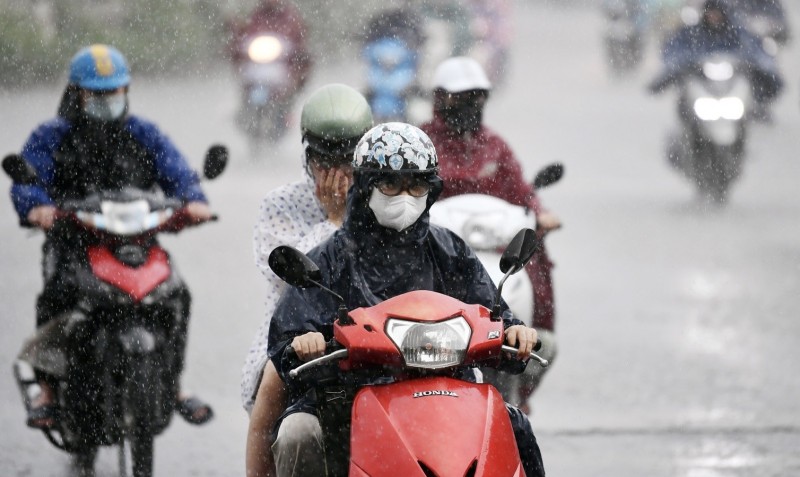 Hanoi is set to face a spell of heavy rain in the coming days. Photo: Hoang Minh Hanoi is set to face a spell of heavy rain in the coming days. Photo: Hoang Minh