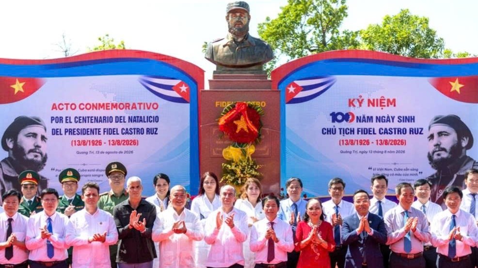 ខេត្ត Quang Tri រំលឹកឡើងវិញនូវស្លាកស្នាមប្រវត្តិសាស្ត្ររបស់លោកប្រធាន Fidel Castro