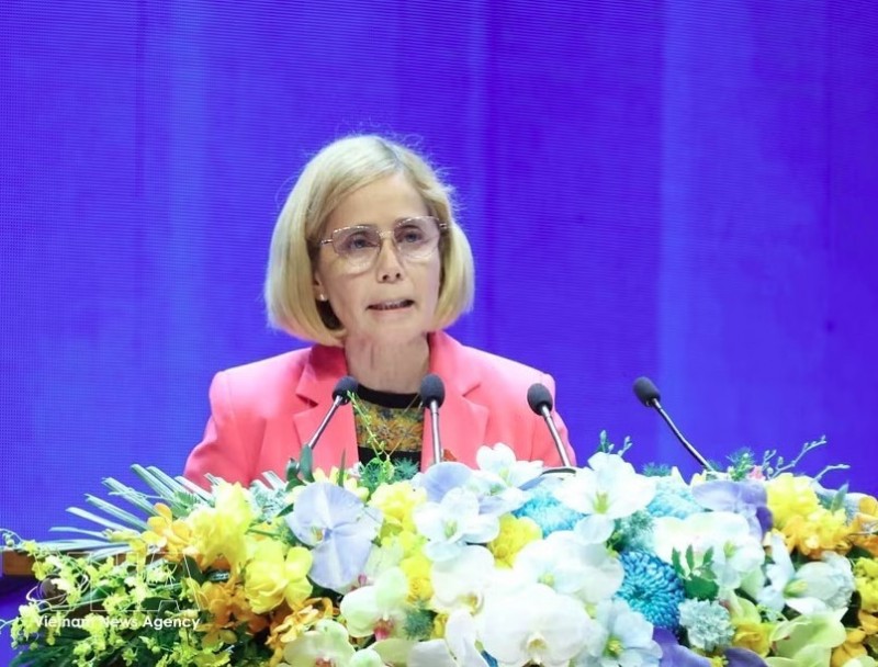 Peruvian Ambassador to Vietnam Patricia Raez Portocarrero (Photo: VNA)