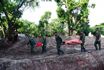 Еще 52 останка павших военнослужащих обнаружены в парке им. Ле Тхи Рьенг