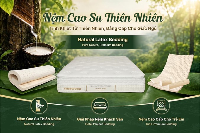（Các sản phẩm của Vinabedding tận dụng tối đa nguồn nguyên liệu bản địa）