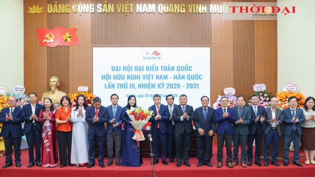 Bà Nguyễn Thanh Hải được bầu làm Chủ tịch Hội hữu nghị Việt Nam - Hàn Quốc nhiệm kỳ 2026-2031