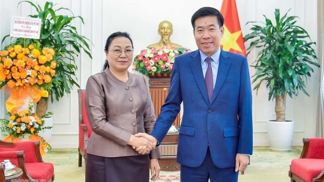 Đại sứ quán Lào tại Việt Nam chúc mừng Quốc khánh Việt Nam