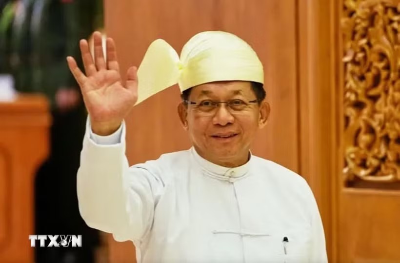 Tổng thống Myanmar Min Aung Hlaing. (Ảnh: AP/TTXVN) Tổng thống Myanmar Min Aung Hlaing. (Ảnh: AP/TTXVN)
