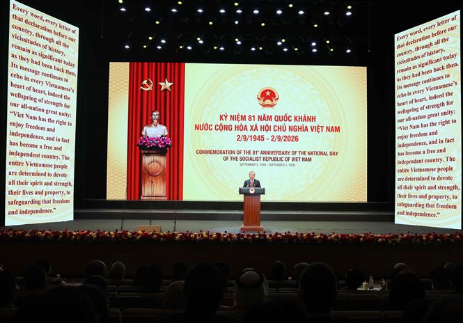 Điện, thư chúc mừng kỷ niệm 81 năm ngày Quốc khánh nước Cộng hòa xã hội chủ nghĩa Việt Nam