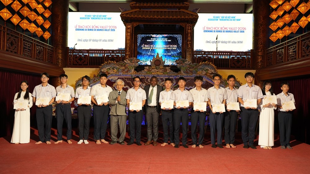 Trao học bổng Vallet năm 2026 cho 529 học sinh, sinh viên tại 5 tỉnh, thành phố Trao học bổng Vallet năm 2026 cho 529 học sinh, sinh viên tại 5 tỉnh, thành phố