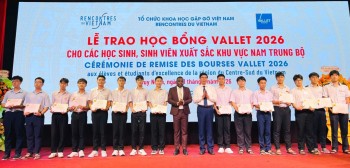 Trao học bổng Vallet năm 2026 cho 529 học sinh, sinh viên tại 5 tỉnh, thành phố