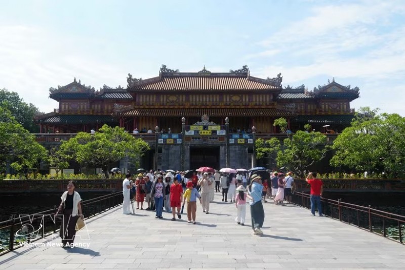 Tourist arrivals in Hue surge 231% during the National Day holiday. (Photo: VNA) Tourist arrivals in Hue surge 231% during the National Day holiday. (Photo: VNA)